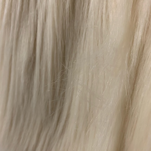 Unreal Fur play vest cream ivory vegan Medium - Picture 9 of 14